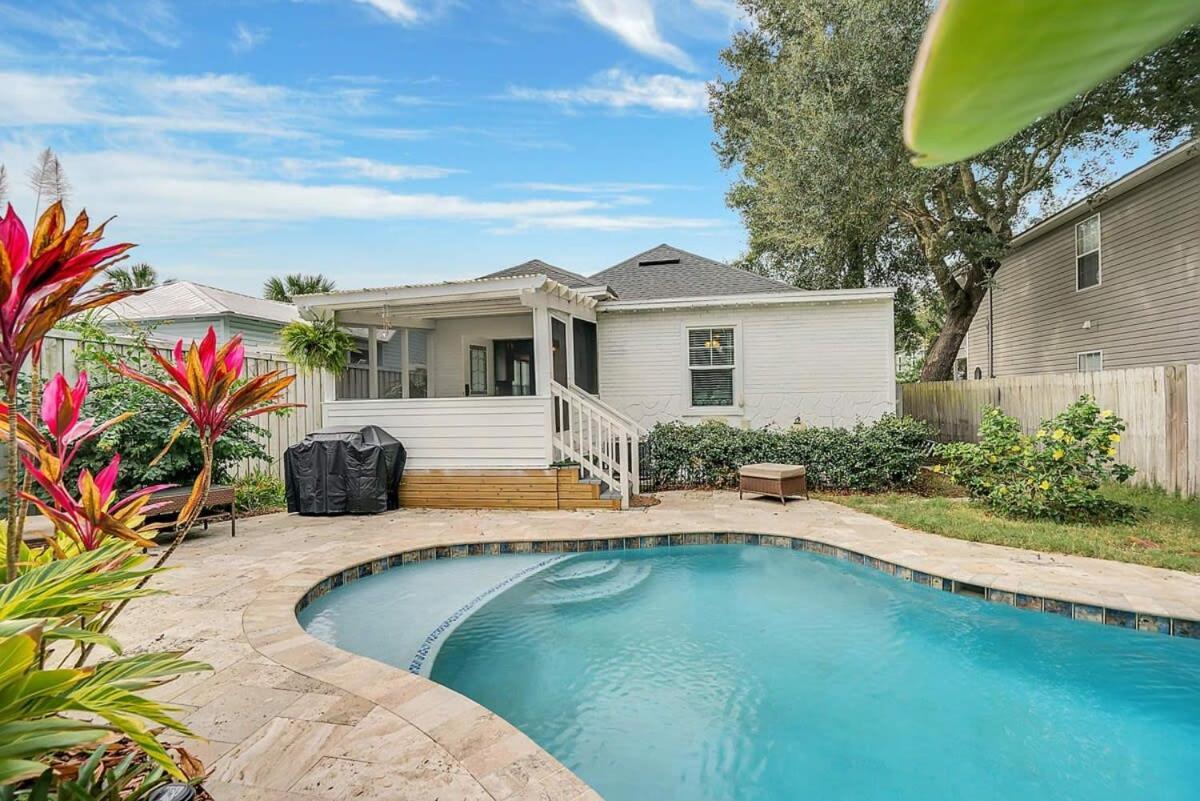 Charming Cottage W Pool, Walkable To Downtown Saint Augustine Eksteriør billede
